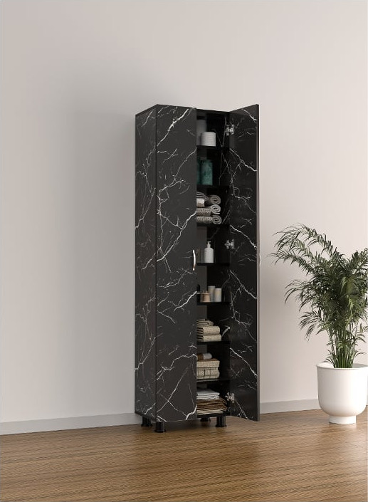 ארון 2 דלתות עם 7 מדפים דגם אופק 6101