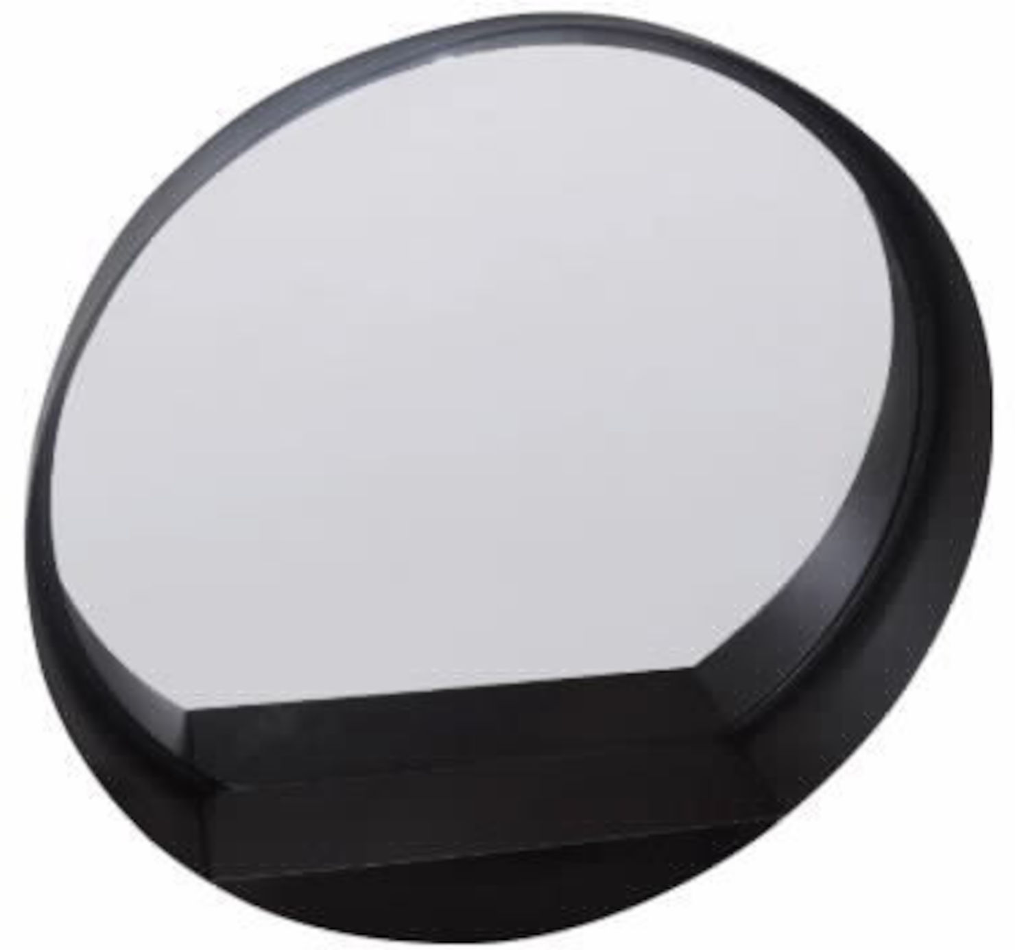 מראה עגולה 50 ס"מ עם מסגרת מתכת שחורה-אקאי