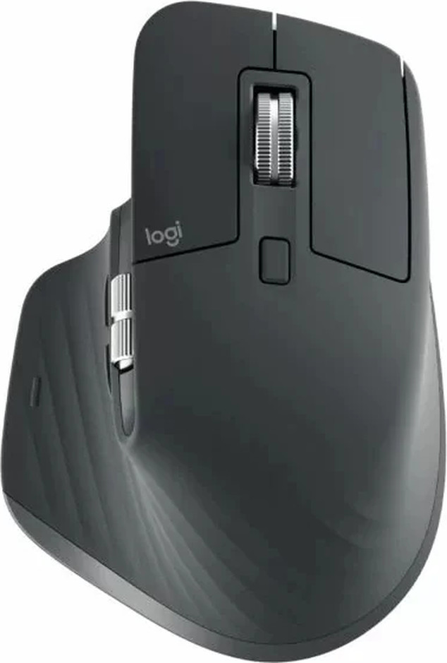 עכבר אלחוטי לוג׳יטק Logitech MX Master 3S Performance Wireless Mouse Graphite בצבע שחור