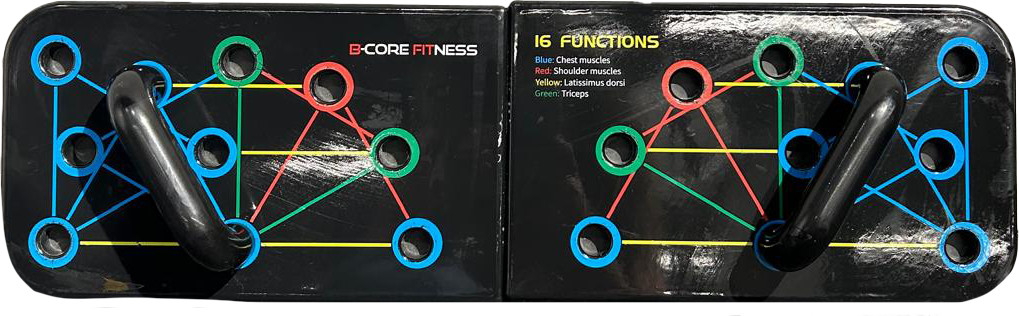 B Core Panel B-CORE - לוח שכיבות סמיכה מתכוונן B-CORE PUSH UP BOARD | סופר-פארם