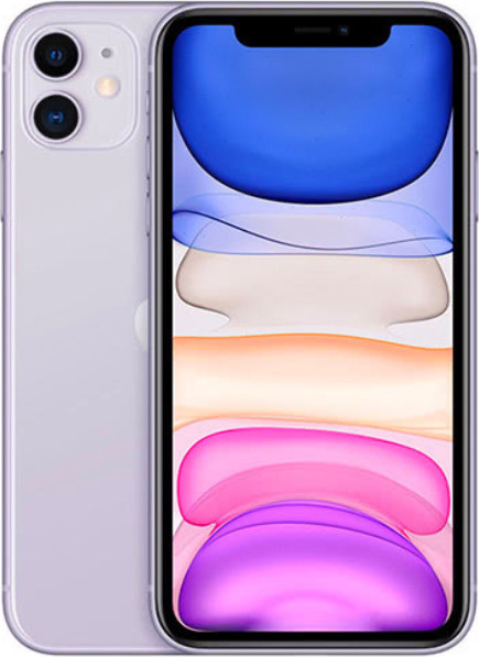 Apple iPhone 11 128GB אייפון צבע סגול מאוקטב/מחודש