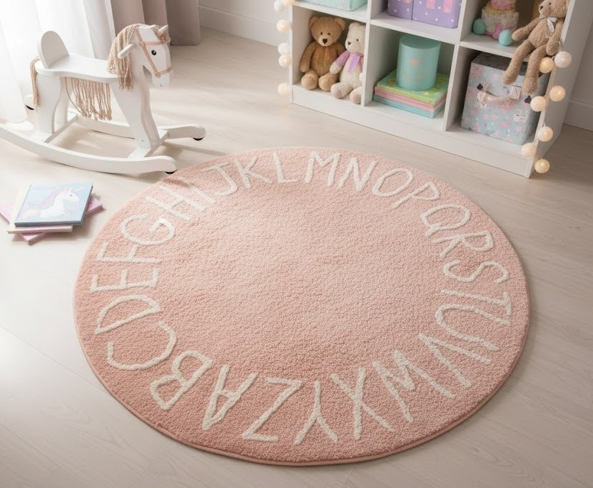 Abc Soft Vedro - שטיח עגול ABC SOFT PINK | סופר-פארם