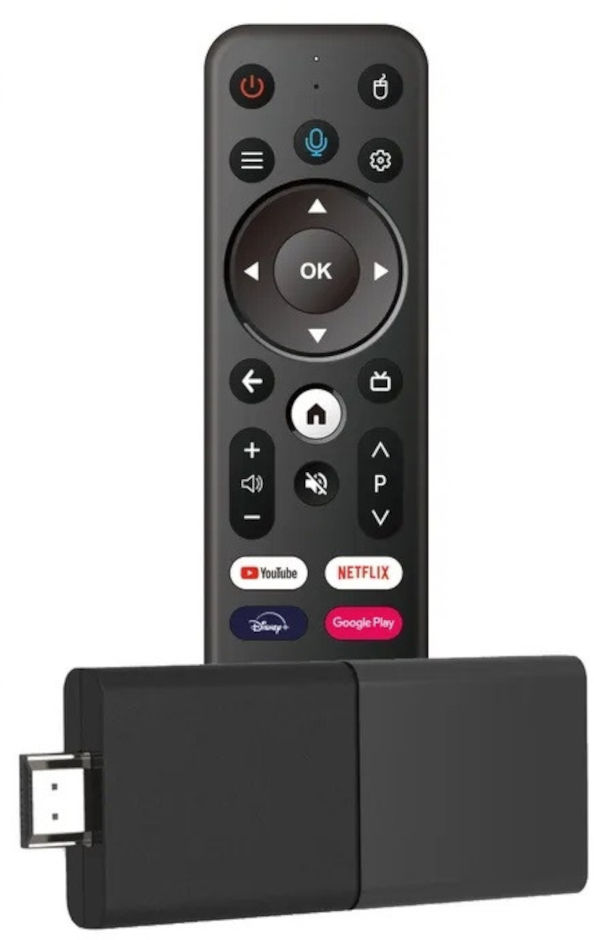 ‫Gti - סטרימר ANDROID TV STICK 4K גירסה 10 + שלט חכם כולל מגוון תוכנות ...