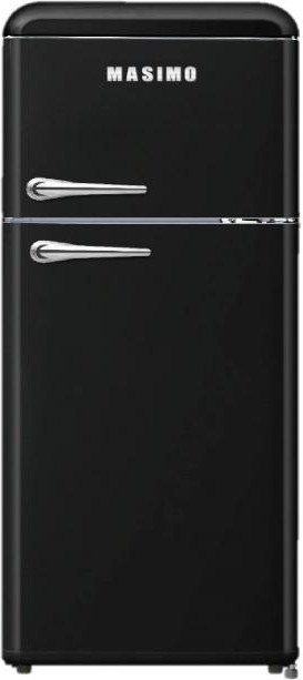 מקרר מקפיא עליון רטרו שחור MASIMO דגם MARF-240K-DF