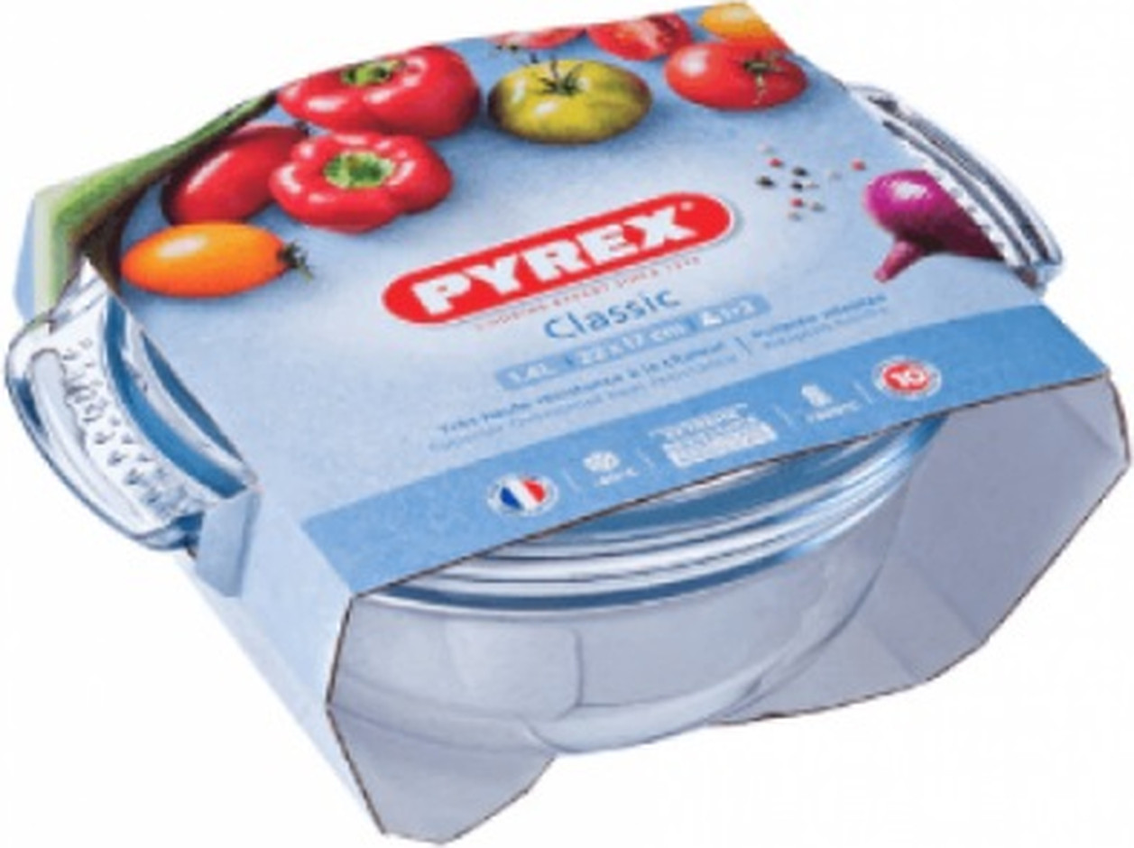 ‫PYREX - סיר פיירקס עגול+מכסה 1.4 ליטר תוצרת צרפת | סופר-פארם‬