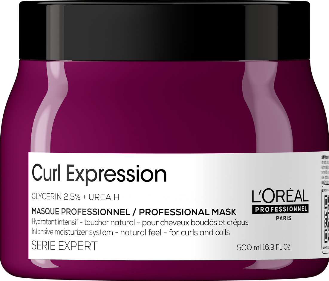 ‫L'OREAL PROFESSIONNEL - CURL EXPRESSION מסכה מקצועית עשירה ללחות ...