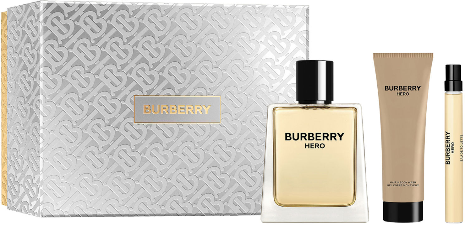 ‫BURBERRY - HERO סט א.ד.ט + ג'ל רחצה + א.ד.ט לגבר | סופר-פארם‬