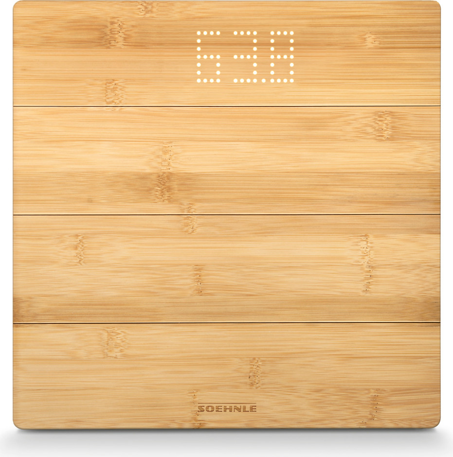 משקל אדם יוקרתי בעיצוב מבמבוק טבעי Style Sense Bamboo Magic