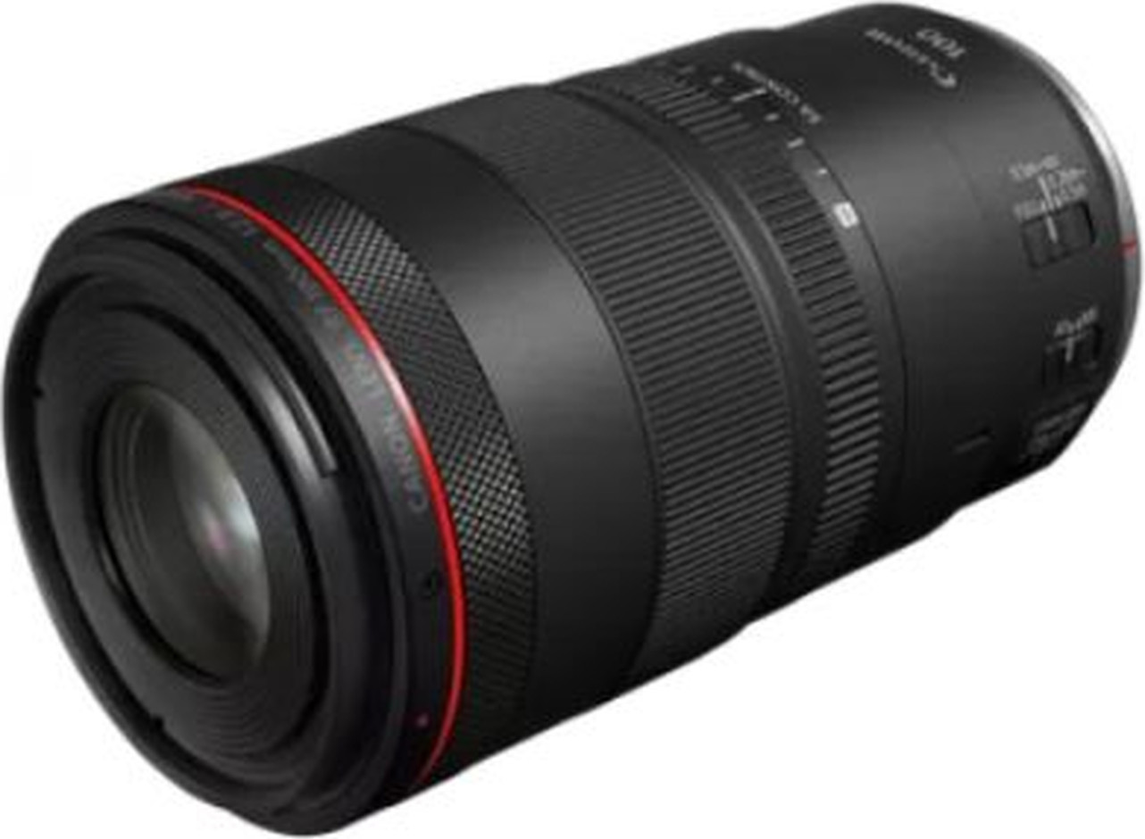 עדשה מקצועית למצלמה מבית CANON קנון דגם RF 100MM F/2.8 L IS MACRO 4514C005AA