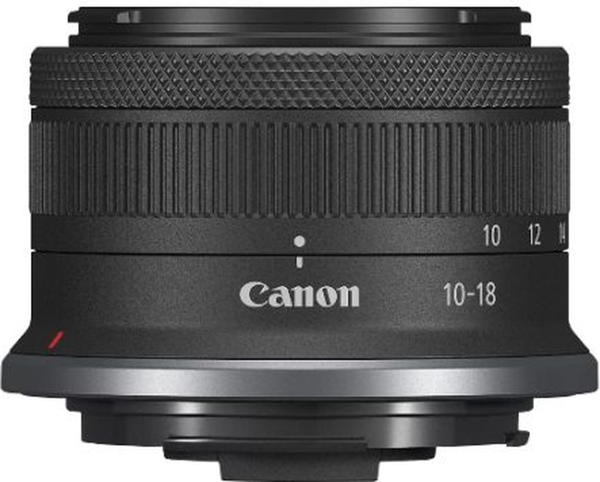 עדשה מקצועית למצלמה מבית CANON קנון דגם RF S 10-18MM F/4.5-6.3 IS STM 6262C005AA