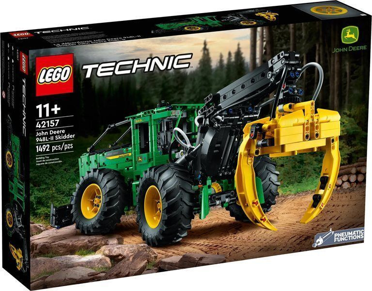 לגו טכניק טרקטור ג'ון דיר סקידר 42157 - Lego