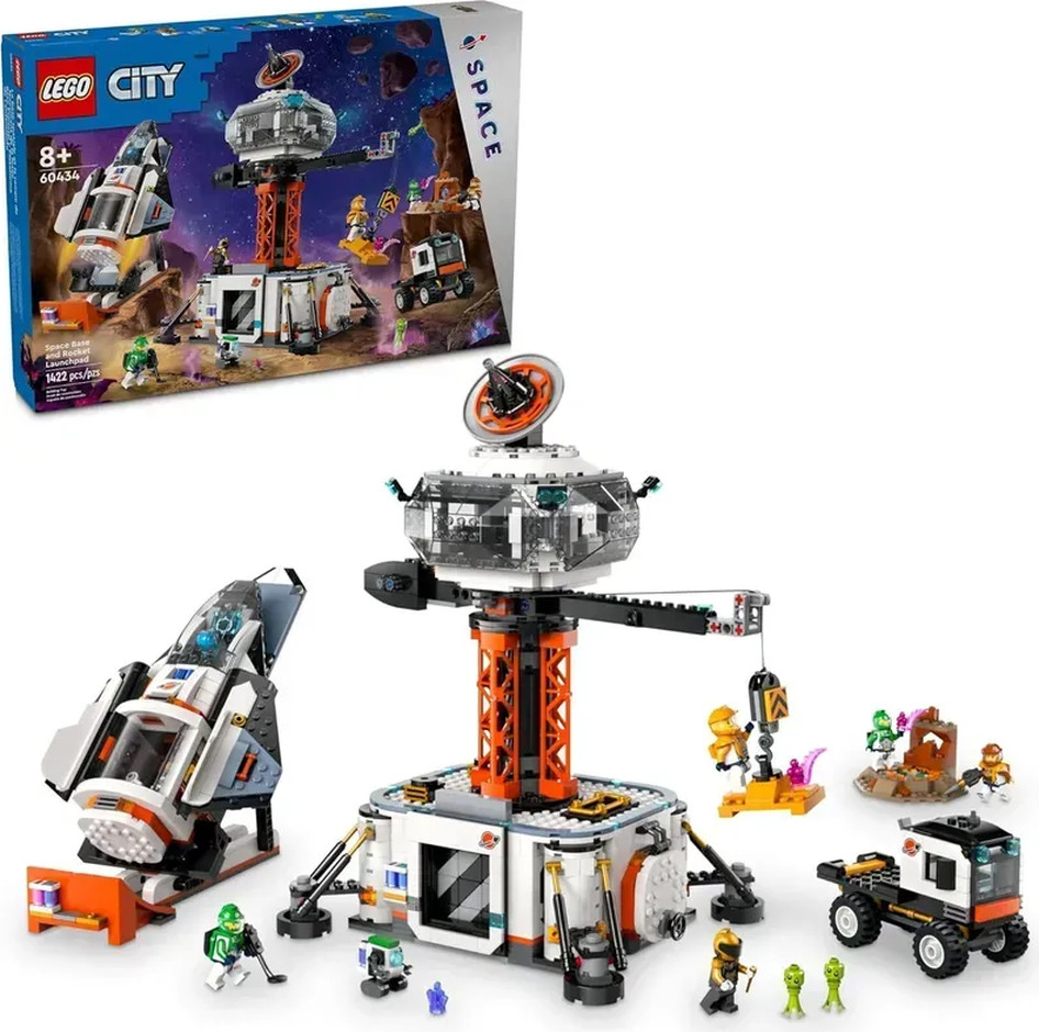 לגו סיטי בסיס חלל ושיגור חללית 60434 - Lego