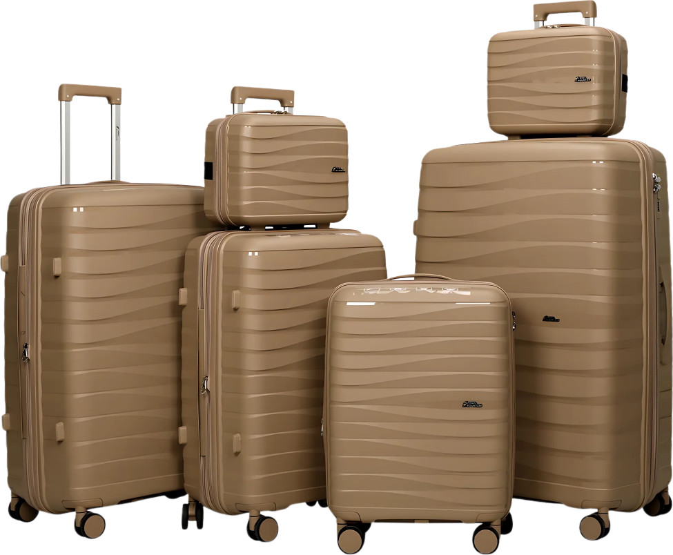 ‫Camel Mountain - סט מזוודות Camel Mountain® ABLE Set 6 (14", 14", 20 ...