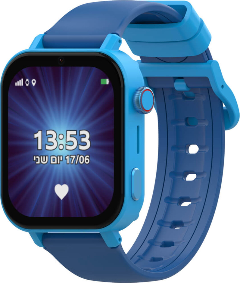 שעון חכם לילדים כולל סים מובנה Kidiwatch קידי ווטש Premium כחול