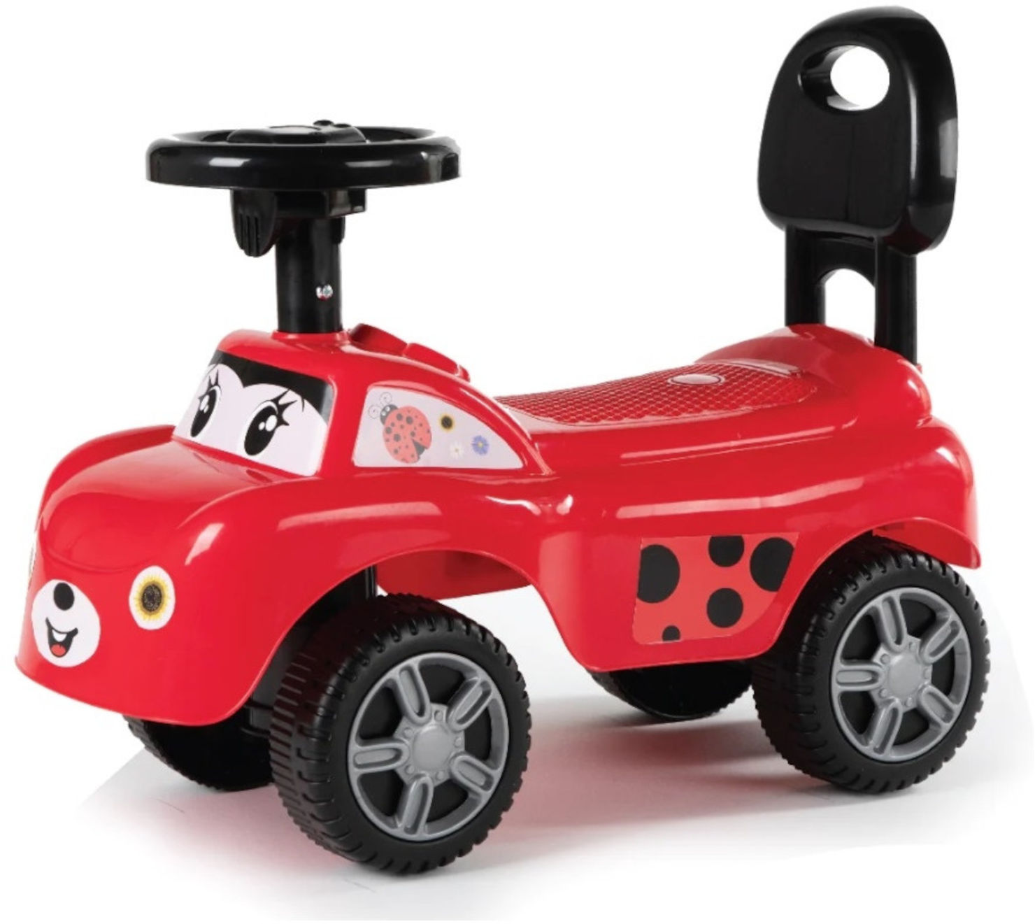 ‫I AM Toys בימבה עם צופר ואפקטים קוליים לילדים חיפושית אדומה סופר