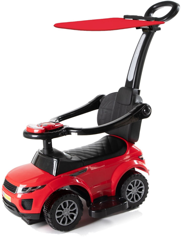 ‫I AM Toys בימבה ג'יפ עם מוט דחיפה להורה 3 ב 1 עם קולות בעברית