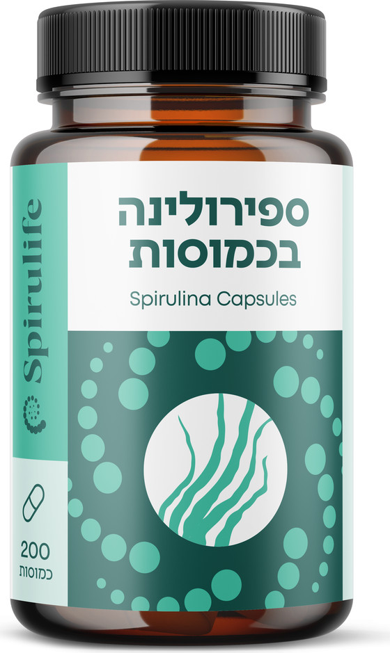 ‫Spirulina Full Life ספירולינה אורגנית כמוסות סופרפארם‬