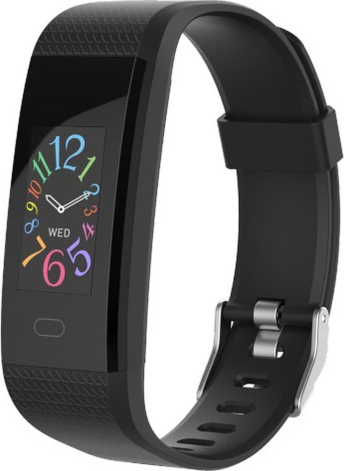 שעון כושר Smart VO2 עם מד טמפרטורה בצבע שחור