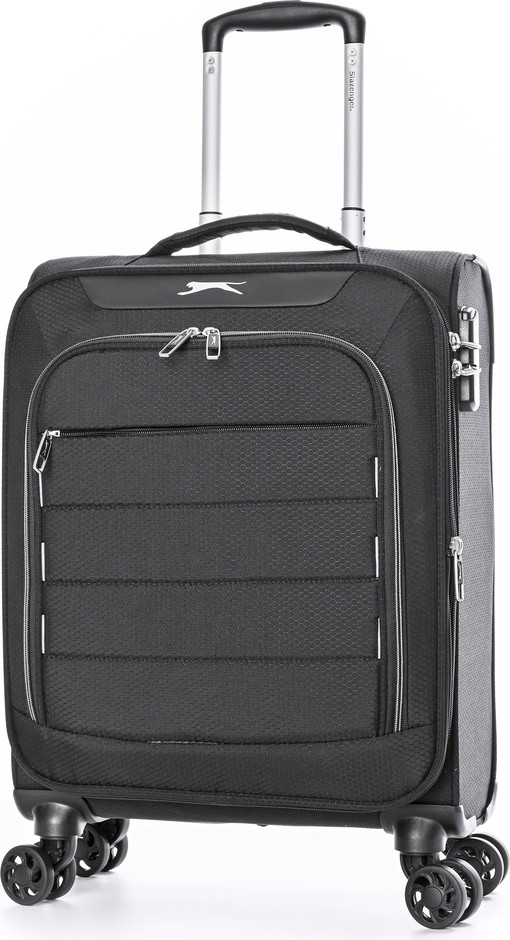 ‫Slazenger - טרולי מזוודה עליה למטוס פרימיום 19" קלה במיוחד מסדרת Clite ...
