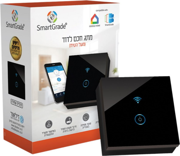 Smartgrade Monitor SmartGrade - מתג חכם לדוד SmartGrade סמארטגרייד 2253 שחור - מעל הטיח ...