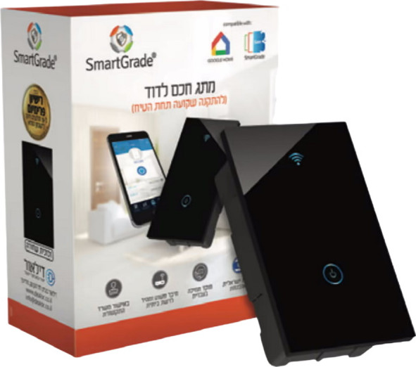 Smartgrade Monitor SmartGrade - מתג חכם לדוד SmartGrade סמארטגרייד 2254 - תחת הטיח שחור ...