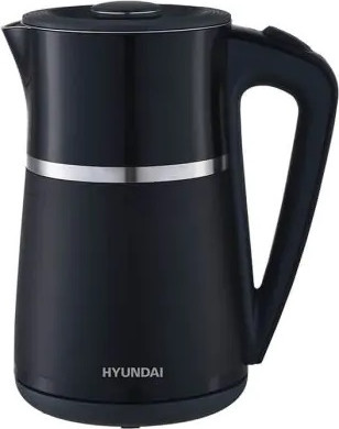 ‫HYUNDAI - קומקום חשמלי 1.7 ליטר-שחור- דגם HYK-8715B | סופר-פארם‬