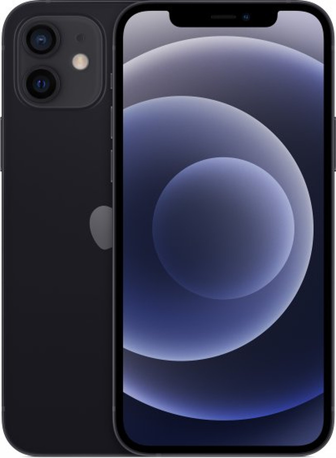 טלפון סלולרי מחודש Apple iPhone 12 128GB בצבע שחור