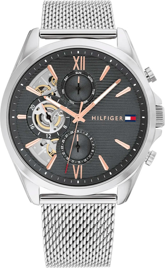 ‫TOMMY HILFIGER - שעון Tommy Hilfiger לגבר מקולקצית Baker דגם 1710646 ...