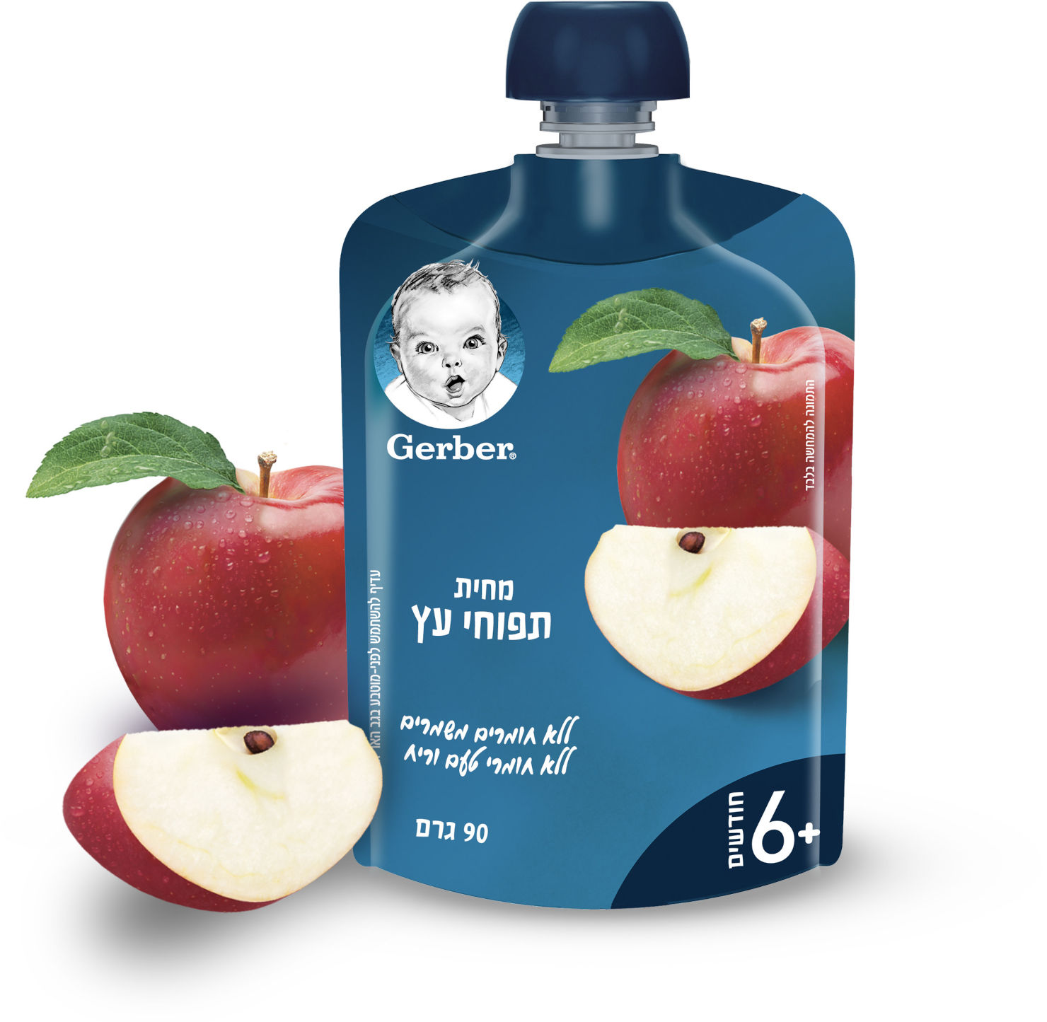 גרבר - מחית תפוחי עץ +6 חודשים | סופר-פארם