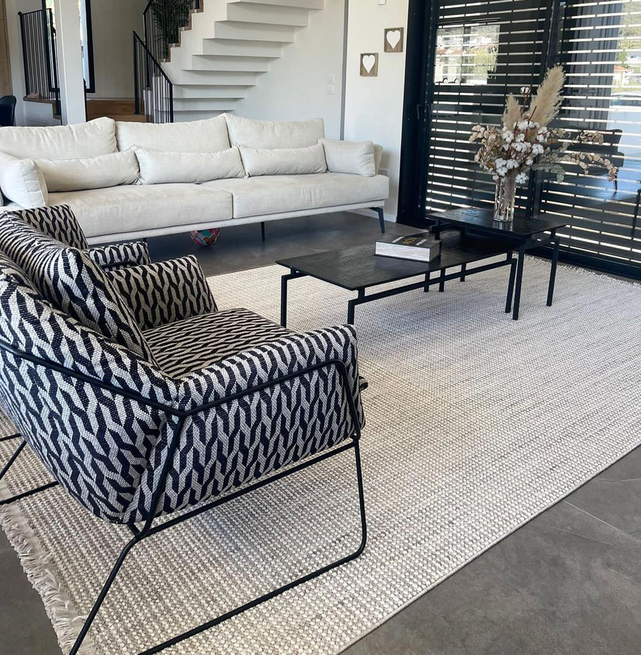 שטיח אגרה E078C אפור בהיר