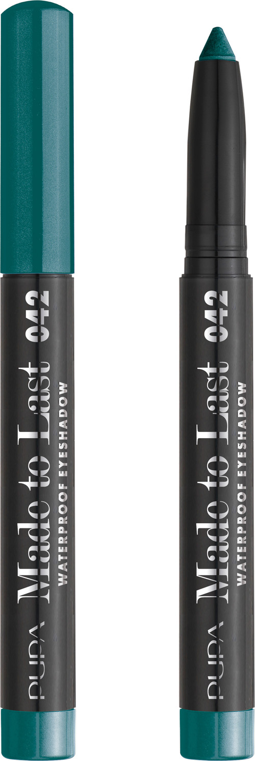 PUPA Made To Last Waterproof Lidschatten – Farbton 042 Vibrant Green, Wasserfest & Langanhaltend