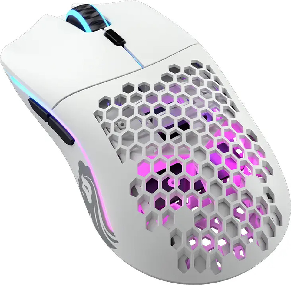 עכבר גיימינג אלחוטי Glorious Model O לבן מט