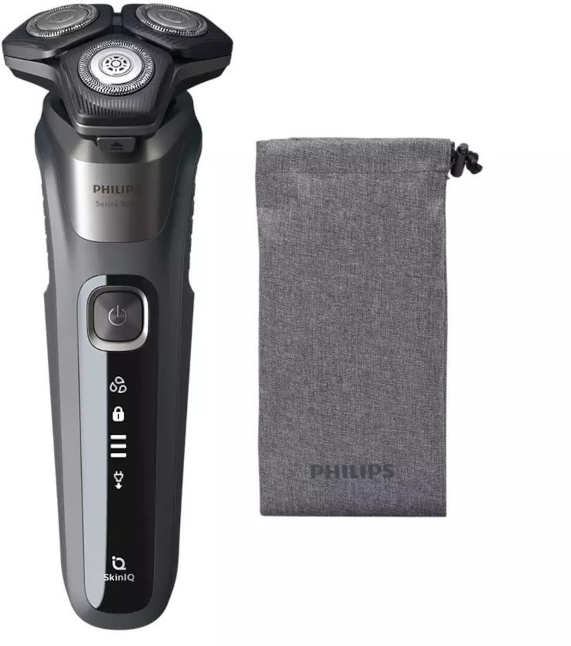 מכונת גילוח חשמלית נטענת לשימוש יבש/רטוב Philips פיליפס series 5000 SkinIQ S5587/10