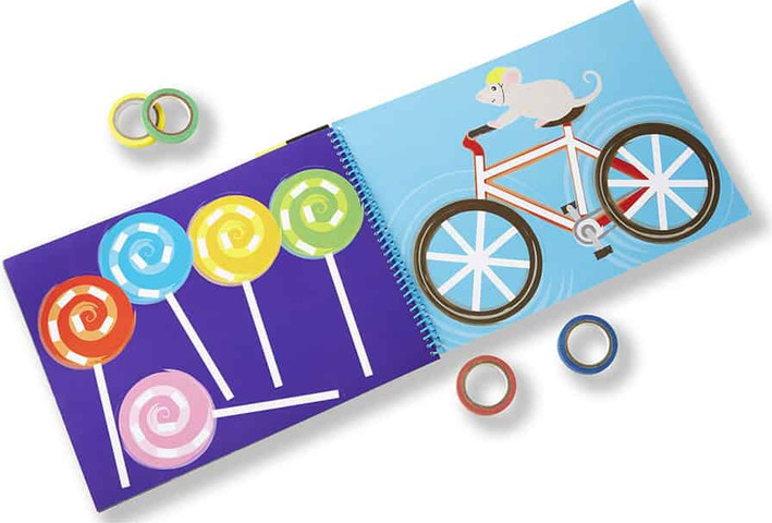 חוברת פעילות סרטי הדבקה 20 עמודים