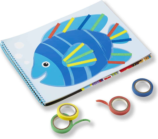 חוברת פעילות סרטי הדבקה 20 עמודים