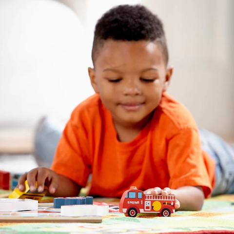 פאזל מעץ - רכבים - Melissa and Doug