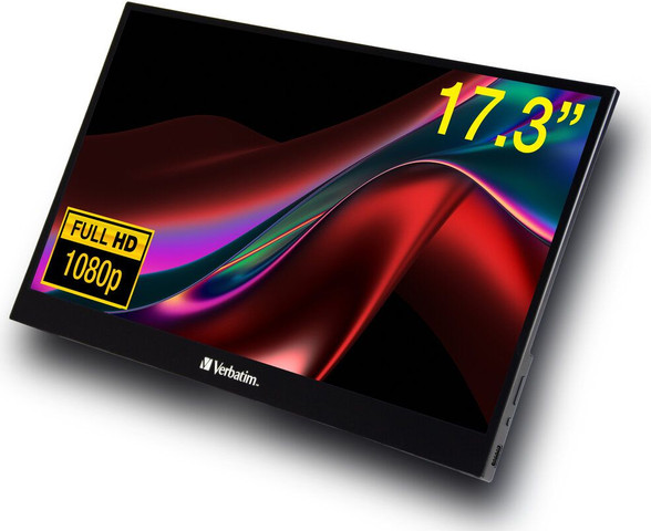 מסך מחשב ‏17.3 ‏אינטש Verbatim Portable Touchscreen Monitor PMT-17 49593 Full HD