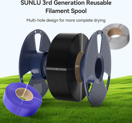 פילמנט PETG מבית Sunlu – למדפסות FDM ומותאם במיוחד עבור מערכות ams, עם איכות בלתי מתפשרת - צבע לבן