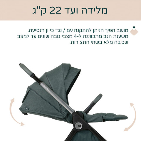 עגלה משולבת בלאג’יו – Bellagio Stroller