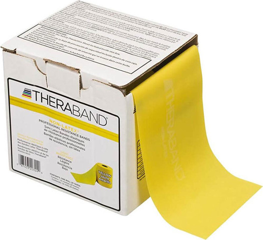 גליל גומיה טרהבנד צהוב חלש 45.5 מ' TheraBand