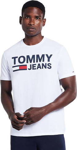 טי שירט Tommy Hilfiger לגבר דגם Jeans Lockup