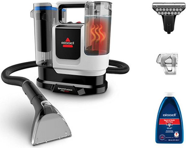 מכונת ניקוי חשמלית לניקוי ריפודים Bissell ביסל SpotClean ProHeat 3924N