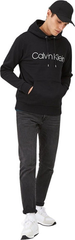 קפוצ'ון Calvin Klein לגברים דגם Logo French Terry