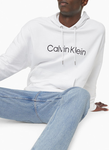 קפוצ'ון Calvin Klein לגברים דגם Logo French Terry