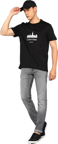 טי שירט Calvin Klein  לגברים דגם Graphic