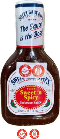 Sweet Baby Ray's Sweet n Spicy BBQ - רוטב ברביקיו מתוק חריף