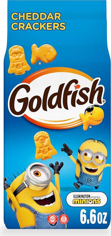 Goldfish Original Baked Snack Crackers Cadder גולדפיש קרקרים בטעם צ׳דר