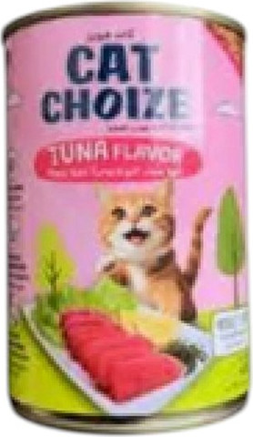 CAT CHOIZE - מזון רטוב לחתול בטעם טונה בג'לי 400 גר'