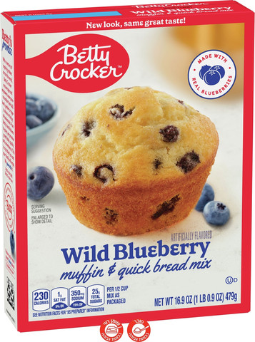 Betty Crocker Wild Berry מאפין ברי סגול