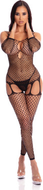 בגד גוף מבד רשת Net Bodystocking